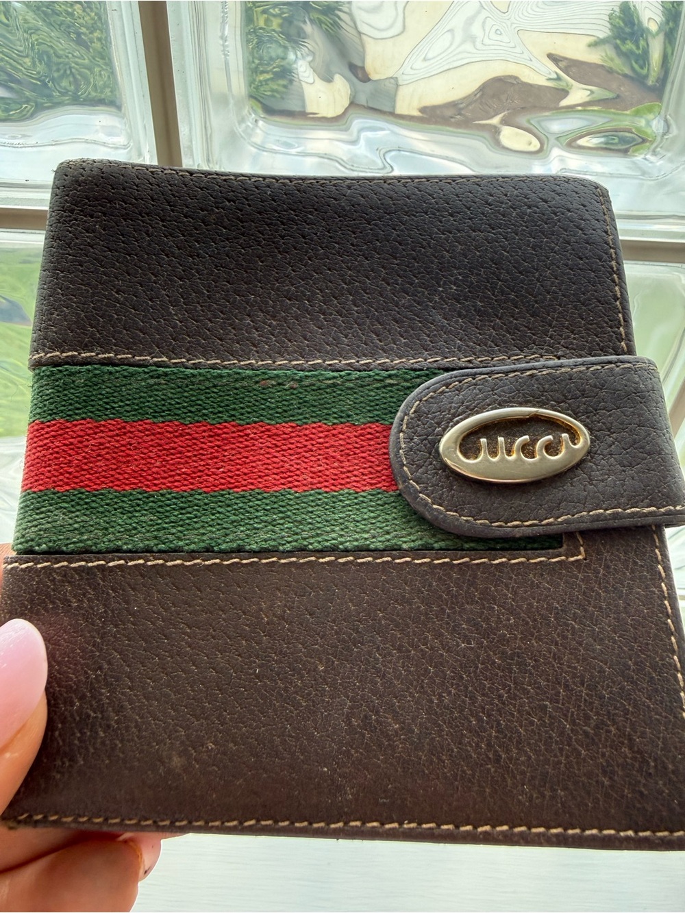 Vintage Gucci men’s brown wallet